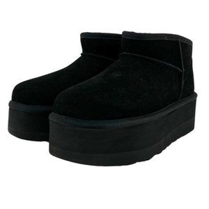 UGG | Women's Classic Ultra Mini Platform Boots | Black | Size 7